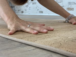 
            
                Load image into Gallery viewer, AHIMSA - Solid Cork Yoga Mat extra thick | 6.5 mm
            
        